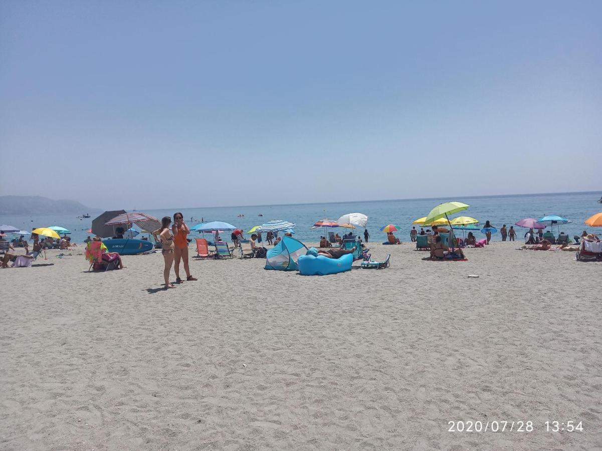 Nerja 1ª Linea De Playa De Burriana , Terraza Grande Al Mar Apartman Kültér fotó