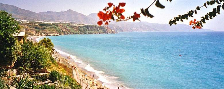 Nerja 1ª Linea De Playa De Burriana , Terraza Grande Al Mar Apartman Kültér fotó